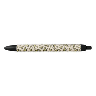 Stylo Noir Motif des papillons Southwest Yellow Swallowtail