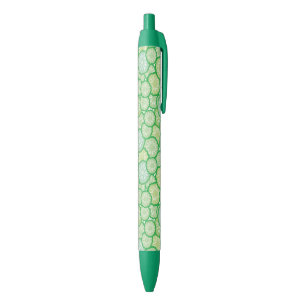 Stylo Noir Motif drôle de concombre