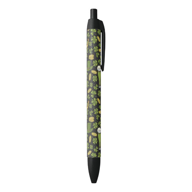 Stylo Noir Motif du jour de St Patrick (Bas (Vertical))