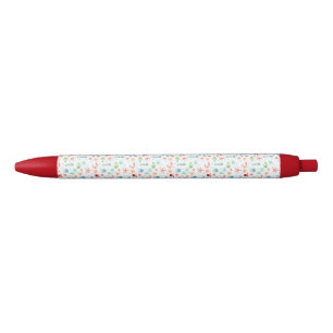 Stylo Noir Motif du monde marin