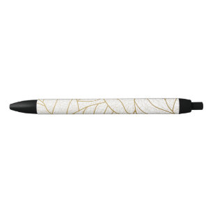 Stylo Noir motif fantaisie