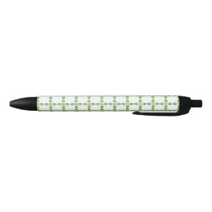 Stylo Noir Motif Feuille, Motif De Feuilles, Feuilles Verts
