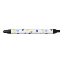Motif floral de fleurs sauvages et de mûres
