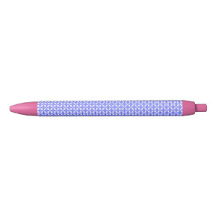 Stylo Noir Motif Floral Design