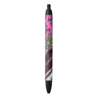 Motif fuchsia assez girly personnalisé de damassé
