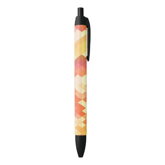 Stylo Noir Motif géométrique 1 (Bas (Vertical))