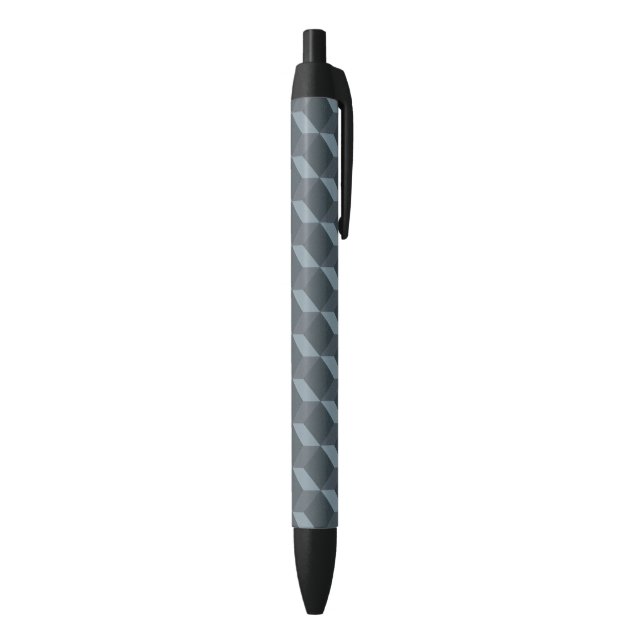 Stylo Noir Motif géométrique abstrait d'arrière - plan (Bas (Vertical))