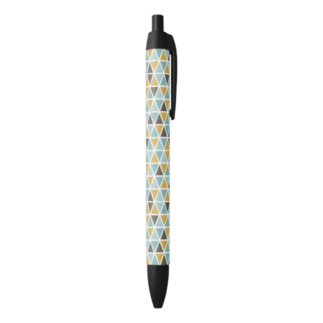 Stylo Noir Motif géométrique de triangle (Bas (Vertical))