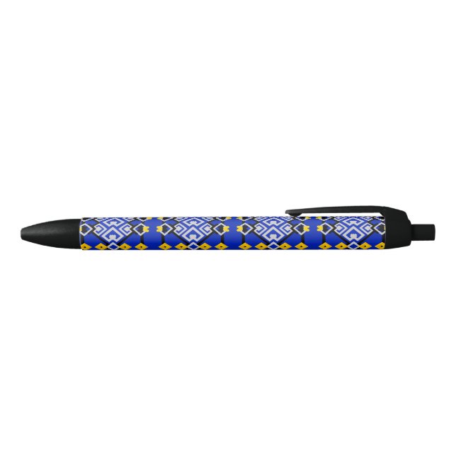 Stylo Noir Motif géométrique ethnique moderne (Haut)