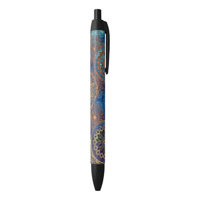 Stylo Noir Motif grunge d'art (Bas (Vertical))