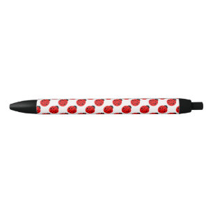 Stylo Noir Motif Ladybug