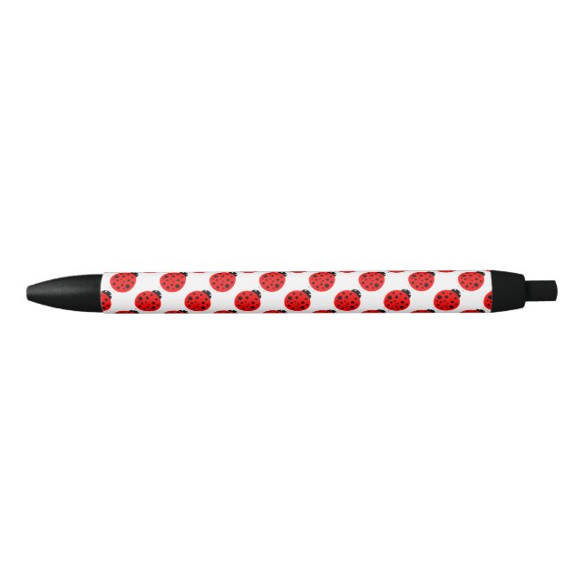 Stylo Noir Motif Ladybug (Devant)
