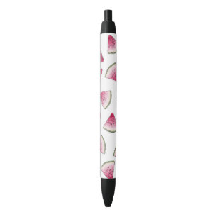 Stylo Noir Motif mignon estival de tranches de pastèque