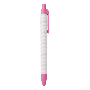 Stylo Noir Motif pointillé par polka de crête de montagne