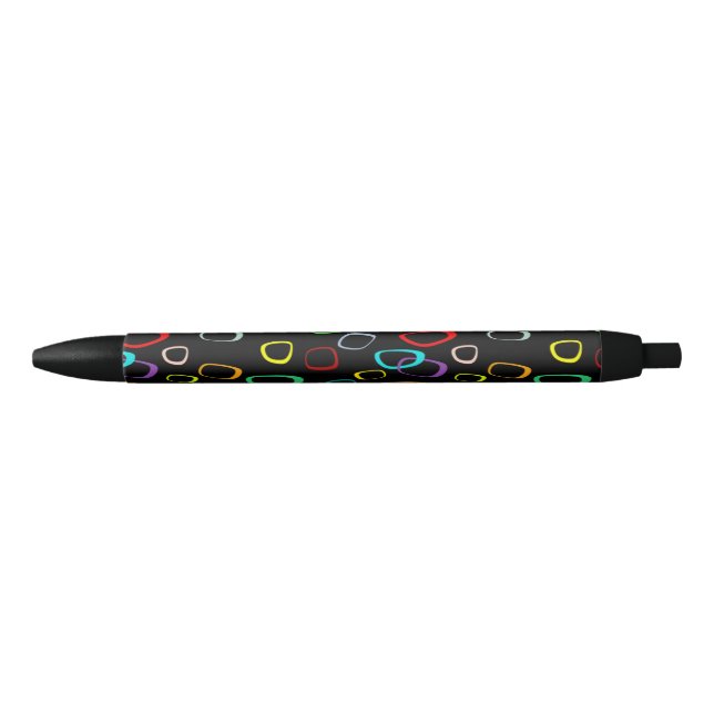 Stylo Noir motif rétroactif le (Devant)