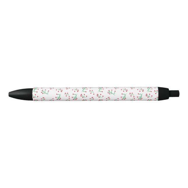 Stylo Noir Motif rustique (Devant)