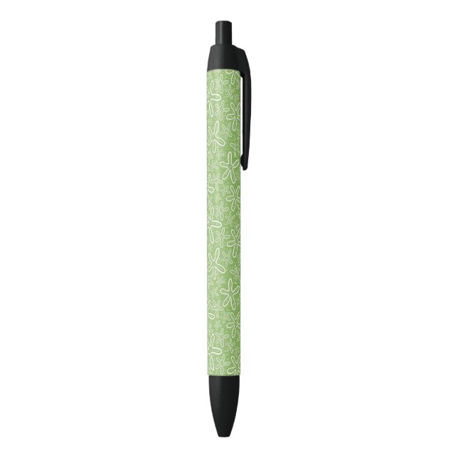 Stylo Noir Motif Shell sur Arrière - plan localisé (Bas (Vertical))