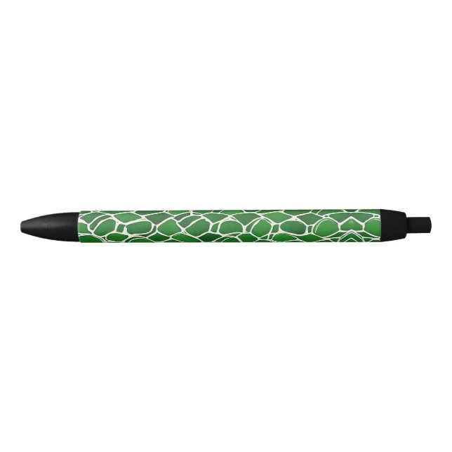 Stylo Noir Motif Tortue Shell (Devant)