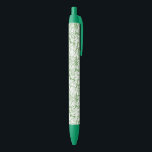 Stylo Noir Motif vert de biologie<br><div class="desc">Caractéristiques de conception ce qu'un motif de diverses images s'est rapportées à la biologie et au champ médical.</div>