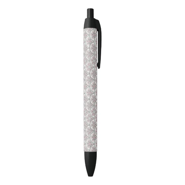 Stylo Noir Motif vintage de Centle (Bas (Vertical))