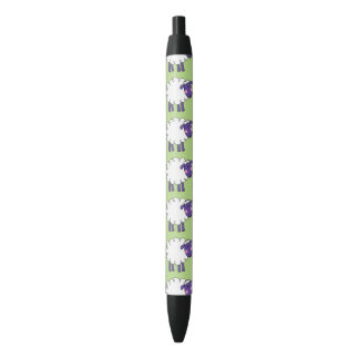 Stylo Noir moutons laineux d'asile de fous