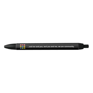 Stylo Noir MTW "Nous sommes communauté"