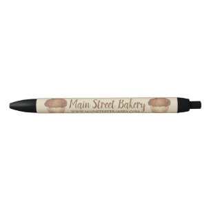 Stylo Noir Muffin aux Streusel Cuits par le Boulanger de Boul