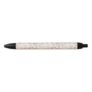 Stylo Noir Murmures de fleurs sauvages printanières