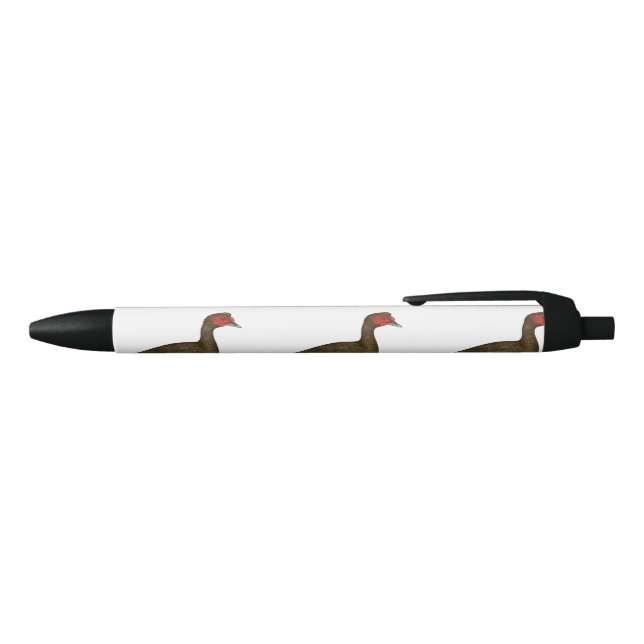 Stylo Noir Muscovy Drake Chocolat (Haut)