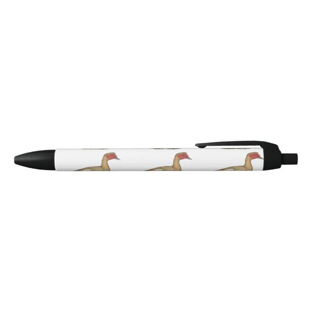 Stylo Noir Muscovy light chocolate drake (Haut)