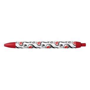 Stylo Noir Musique d'amour de clef d'illustration