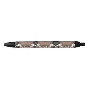 Stylo Noir Musique de symétrie abstraite Var 6