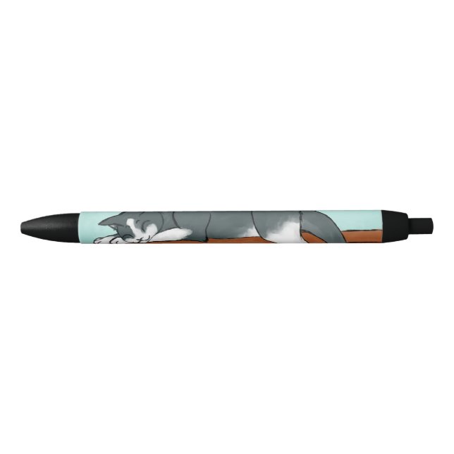 Stylo Noir Napping Kitty (Devant)