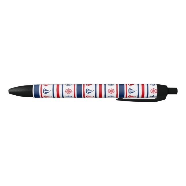 Stylo Noir Nautical design (Bas)