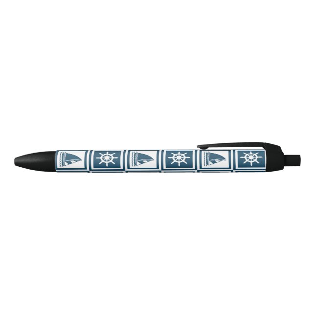 Stylo Noir Nautical themed design (Haut)