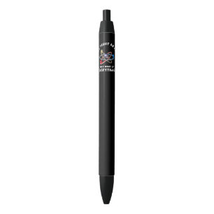 Stylo Noir Ne jamais faire confiance à l'atome