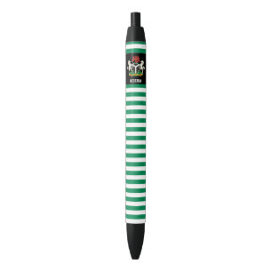 Stylo Noir Nigeria Drapeau mignon Patriotique