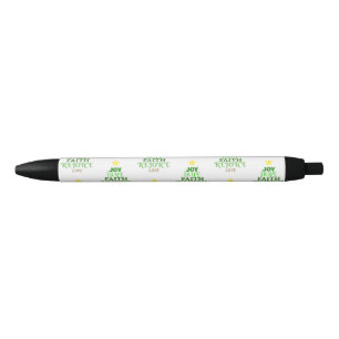 Stylo Noir Noël Arbre de Noël