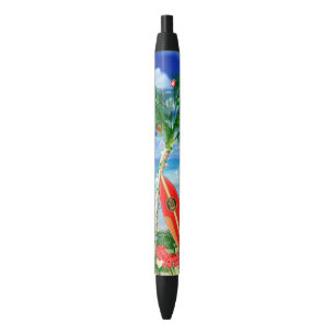 Stylo Noir Noël de plage