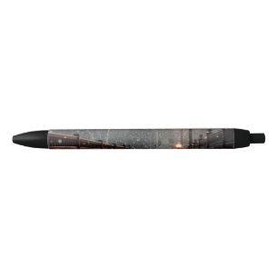 Stylo Noir noël d'hiver 86