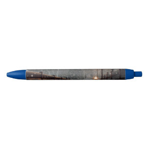 Stylo Noir noël d'hiver 86
