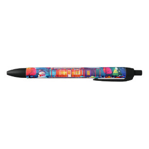 Stylo Noir Noël paisible