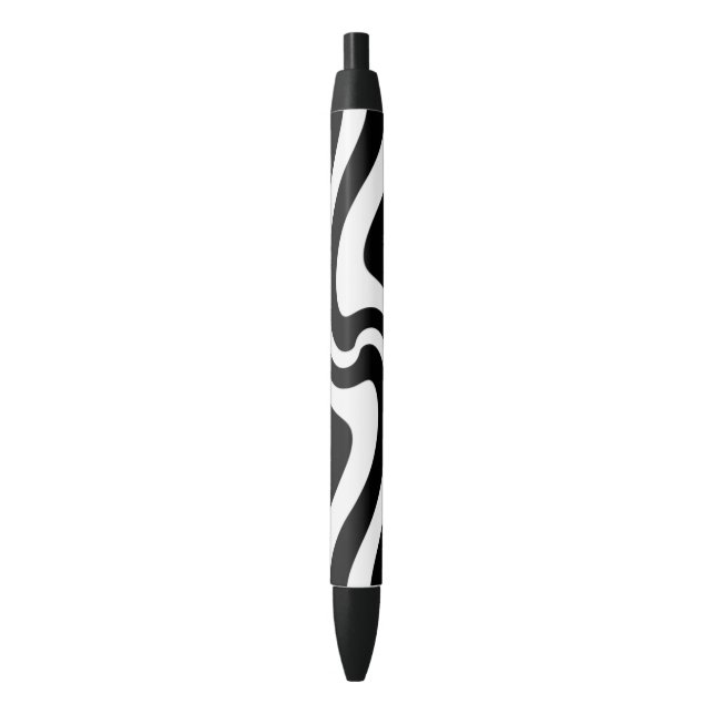 Stylo Noir Noir et blanc (devant Vertical)