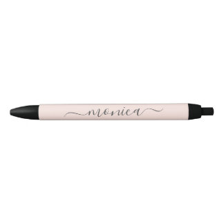 Stylo Noir Nom de calligraphie moderne