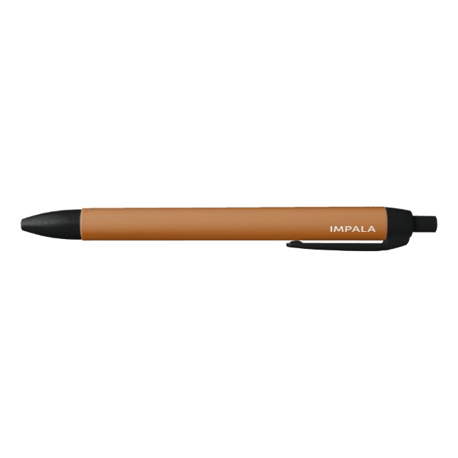 Stylo Noir Nom de couleur brun Impala (Bas)