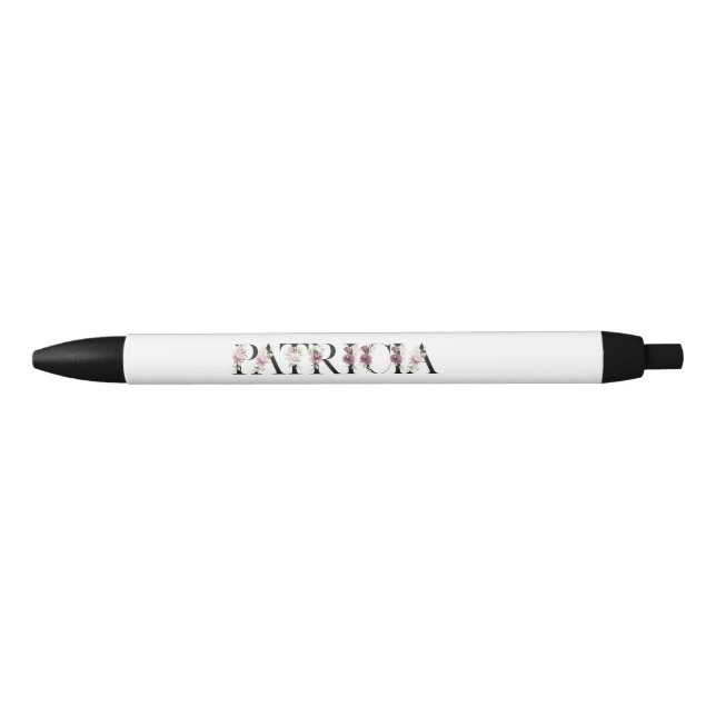 Stylo Noir Nom Patricia (Devant)
