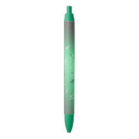 Notes musicales dans le vert lunaire