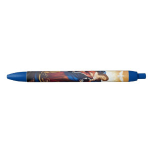 Stylo Noir Notre-Dame qui a des noeuds