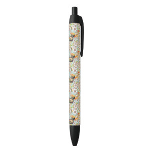 Stylo Noir Nourriture japonaise : Motif 4 de sushi
