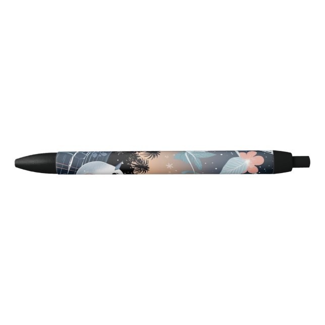 Stylo Noir Nuits d'été en Grèce (Devant)